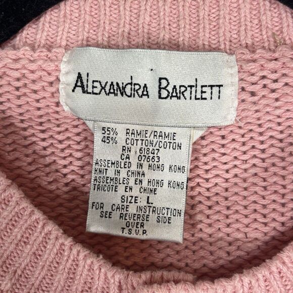 Vintage Alexandra Bartlett Cardigan Novelty Easter Grandma Sweater - Picture 7 of 8